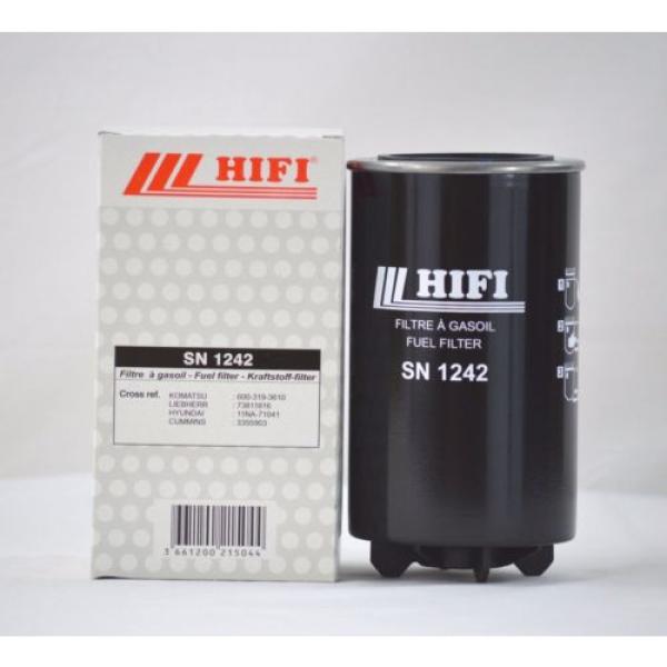 Fuel Filter SN 1242 for KOBELCO  part # VA32G6200100 &amp; HYUNDAI # 11NA-71041 #1 image