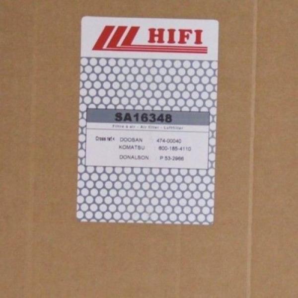 Air Filter SA16348 for KOBELCO  part # GG11P00008S002 &amp; DOOSAN part# 474-00040 #2 image