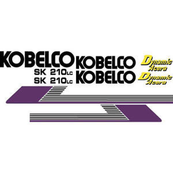 Kobelco SK 210LC Excavator Decal Set #1 image