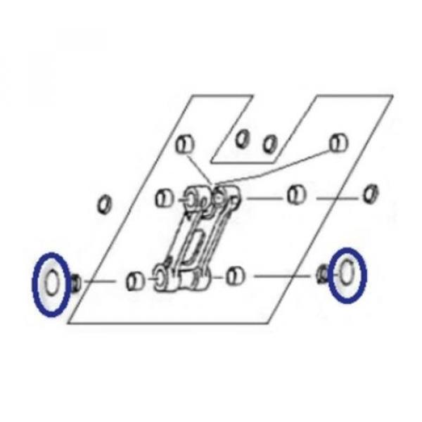2445Z1570 New Kobelco Excavator SK150 &amp; SK160 Bucket Linkage O-Ring #3 image