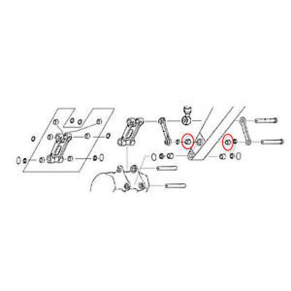 2405T824 Dipper Arm Bushing fits Kobelco SK115, SK120, SK130, SK135 #1 image