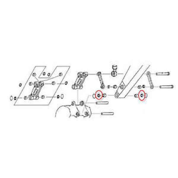 2445R220D2 Dipper Arm Seal fits Kobelco SK115, SK120, SK130, SK135 #1 image