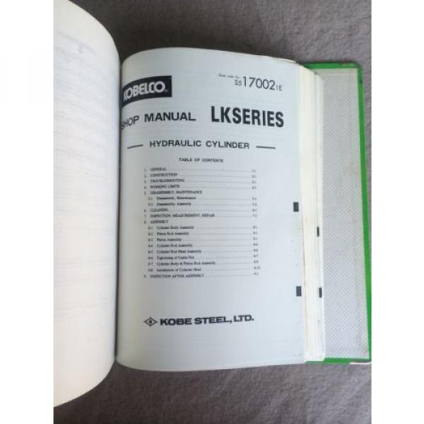 Kobelco Wheel Loader Shop Manual LK600 1985 #5 image