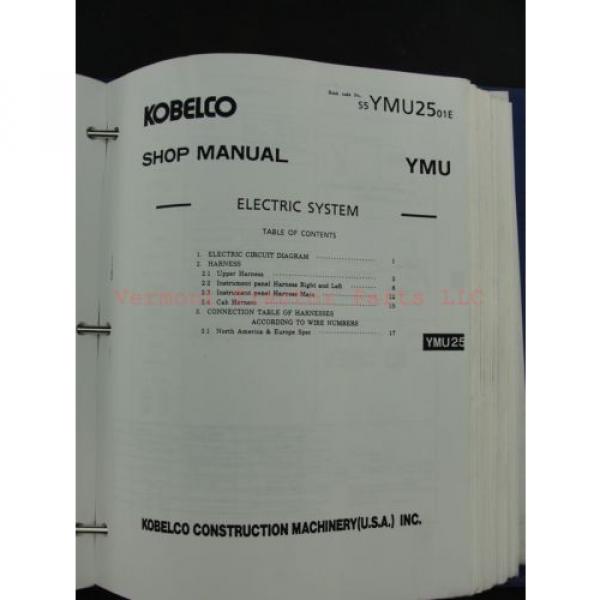 Kobelco SK150LC Mark IV Excavator Service Shop Repair Manual #10 image