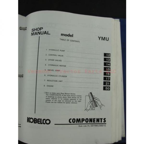 Kobelco SK150LC Mark IV Excavator Service Shop Repair Manual #12 image