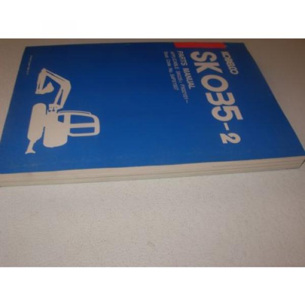 Kobelco SK035-2 Excavator Parts Manual , s/n PX02101 - up #6 image