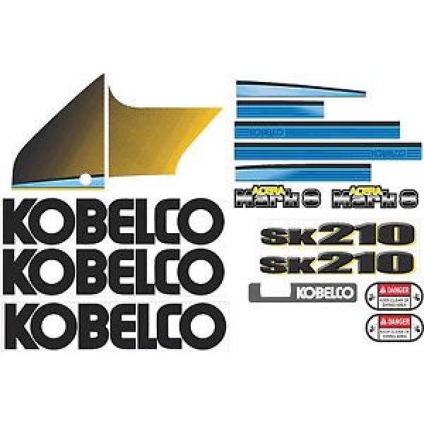 Kobelco SK210LC Mark 8 Excavator Decal Kit #1 image