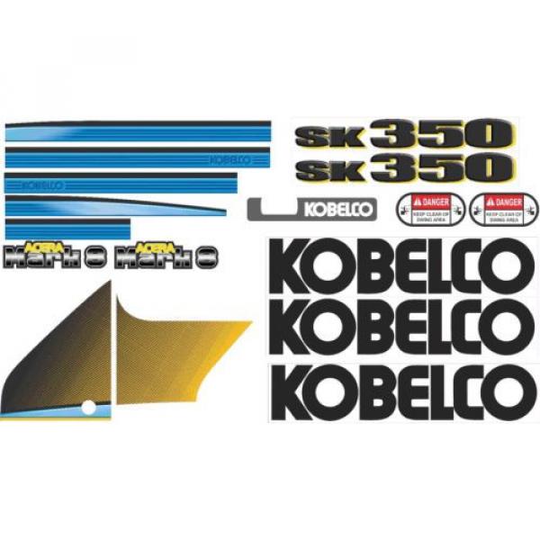 Kobelco SK350 Mark 8 Decal Kit #1 image