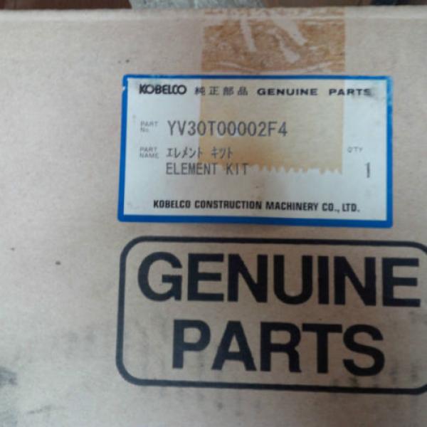 GENUINE KOBELCO FILTER KIT YV30T00002F4 ELEMENT NEW #4 image