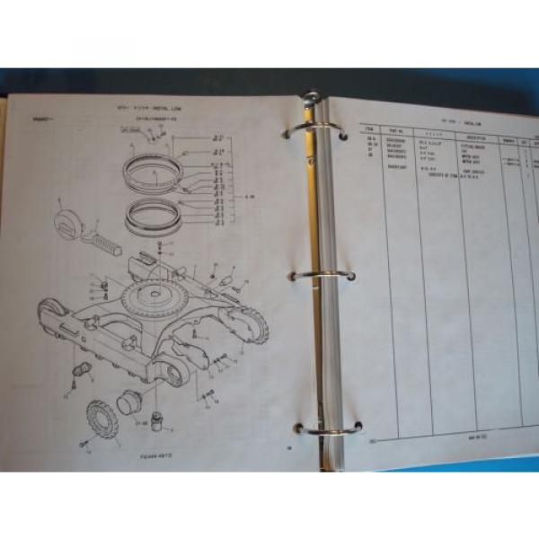 Kobelco SK120LC Parts Manual  YPU00501~ ;   YPUK92S002PM-2 #3 image