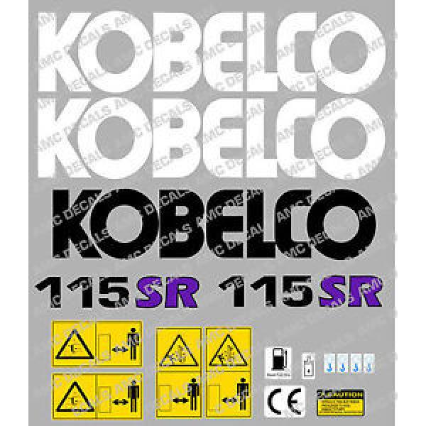 KOBELCO 115SR AUTOCOLLANTS STICKERS DIGGER #1 image