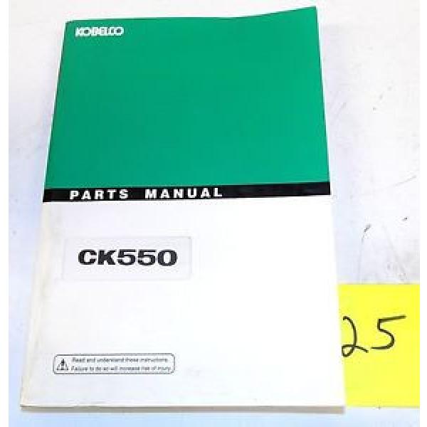 Kobelco CK550  Hydraulic Crawler Crane Parts Manual CK550 #1 image