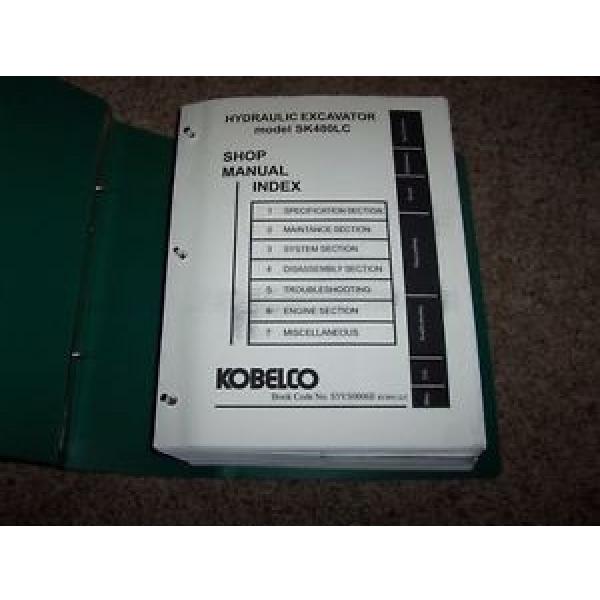 Kobelco SK480LC SK480LC Hydraulic Excavator Factory Shop Service Repair Manual #1 image