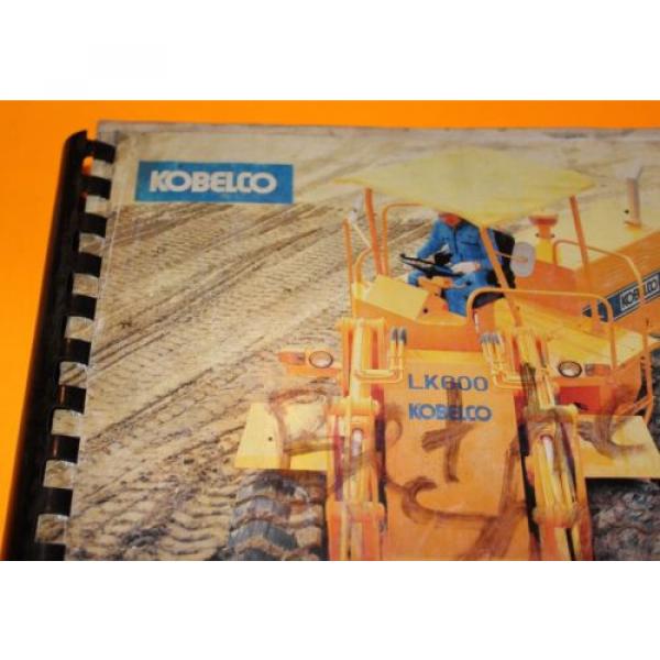 Kobelco Wheel Loader Shop Manual LK600 #2 image
