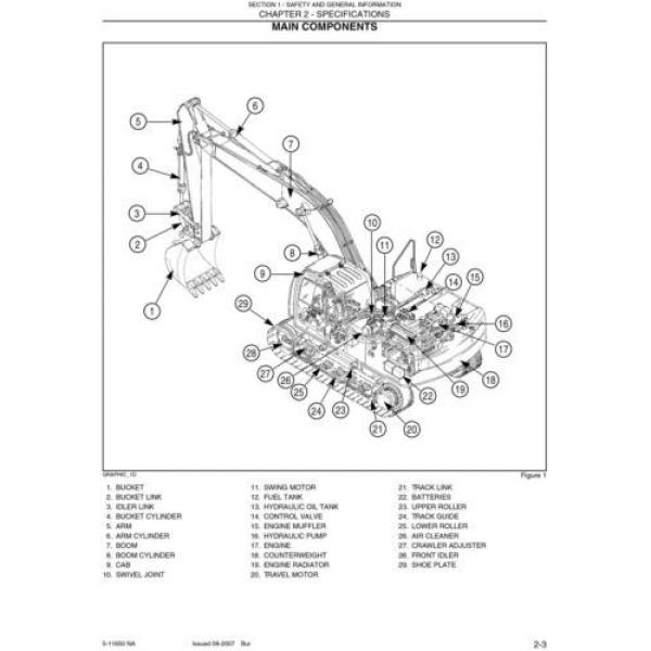 KOBELCO SK295-8 TIER 3 EXCAVATOR SERVICE SHOP MANUAL #5 image