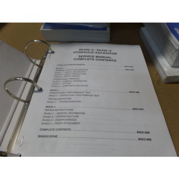 KOBELCO SK260-9 SK295-9 HYDRAULIC EXCAVATOR SHOP / SERVICE  MANUAL S/N LL14U1700 #3 image