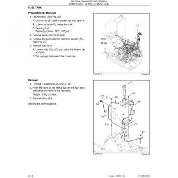 KOBELCO 70SR ACERA TIER 4 COMPACT EXCAVATOR SERVICE SHOP MANUAL #8 image