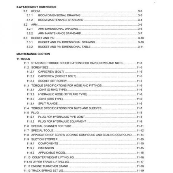 KOBELCO SK260-8 TIER 3 EXCAVATOR SERVICE SHOP MANUAL #4 image