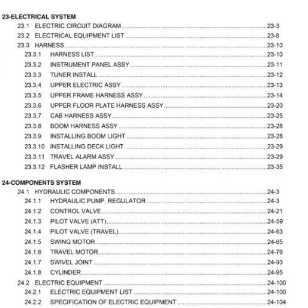 KOBELCO SK260-8 TIER 3 EXCAVATOR SERVICE SHOP MANUAL #7 image