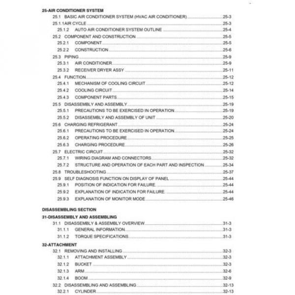 KOBELCO SK260-8 TIER 3 EXCAVATOR SERVICE SHOP MANUAL #8 image