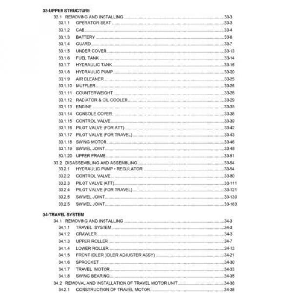 KOBELCO SK260-8 TIER 3 EXCAVATOR SERVICE SHOP MANUAL #9 image