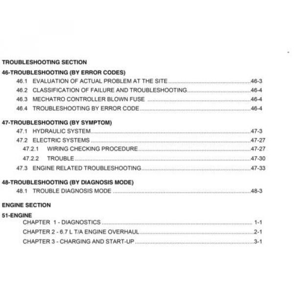 KOBELCO SK260-8 TIER 3 EXCAVATOR SERVICE SHOP MANUAL #10 image