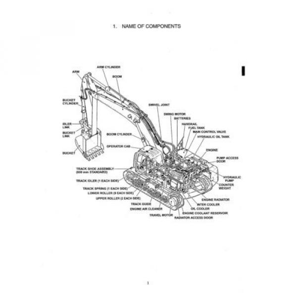 KOBELCO SK480LC-6E EXCAVATOR SERVICE SHOP MANUAL #5 image