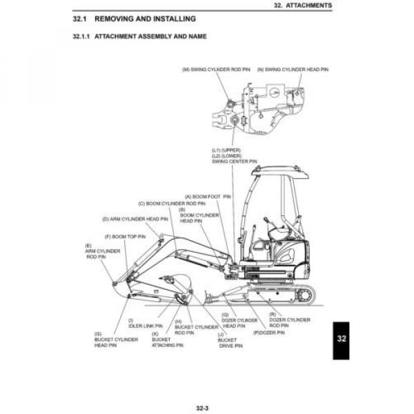 KOBELCO 17SR TIER 4 COMPACT EXCAVATOR SERVICE MANUAL #6 image