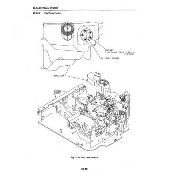 KOBELCO SK17SR-3 COMPACT EXCAVATOR SERVICE SHOP MANUAL #8 image