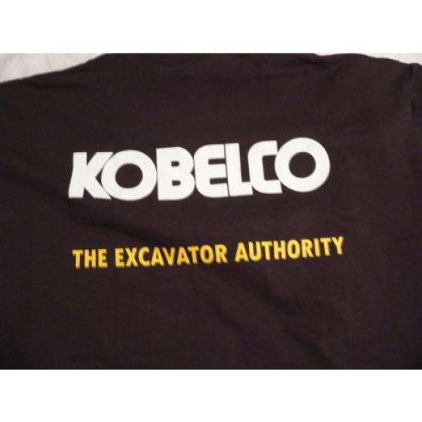 Kobelco T-Shirt XL &amp; Kobelco Blue Lanyard for Construction Excavators &amp; Koozie #3 image