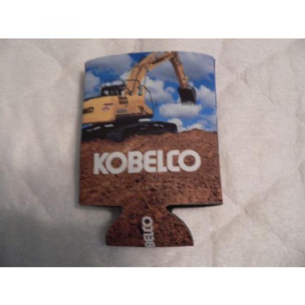 Kobelco T-Shirt XL &amp; Kobelco Blue Lanyard for Construction Excavators &amp; Koozie #6 image