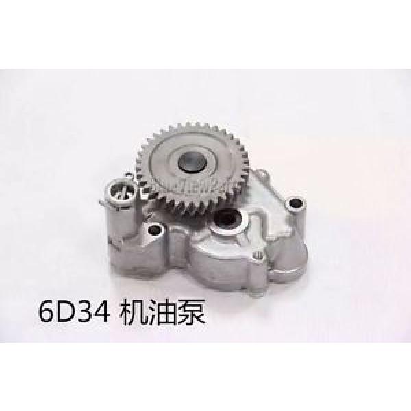 Oil pump for Mitsubishi 6D34 Kobelco SK230 SK200 SK250 excavator #1 image