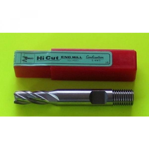 KOBELCO Co-HSS  E-4 MS  VIER SCHNEIDE Hi Cut END MILL   FRÄSEN SCHNEIDER 8 MM TO #3 image