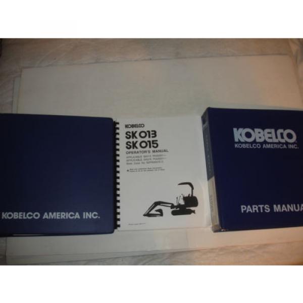 Kobelco SK013 SK015 Hydraulic Excavator SHOP MANUAL &amp; OP &amp; PARTS Catalog Service #1 image