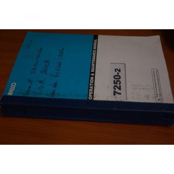 Kobelco 7250-2 Operation &amp; Maintenance Manual/Catalog #4 image