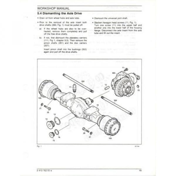 KOBELCO WLK45 Wheel Loader Shop Manual and Operating Instructions repair service #8 image