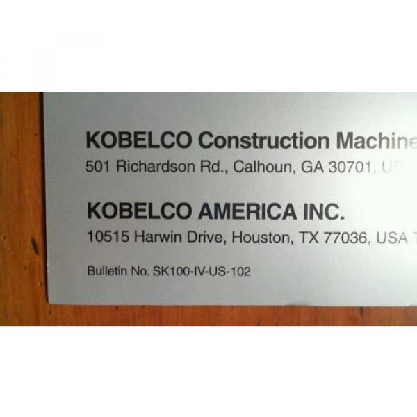 Kobelco SK100 Mark IV Hydraulic Excavator Brochure SK100-IV-US-102 #9 image