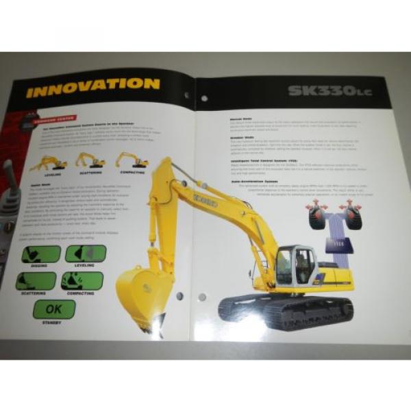 Kobelco SK330LC SK330-LC Hydraulic Excavator Specifications Brochure #2 image