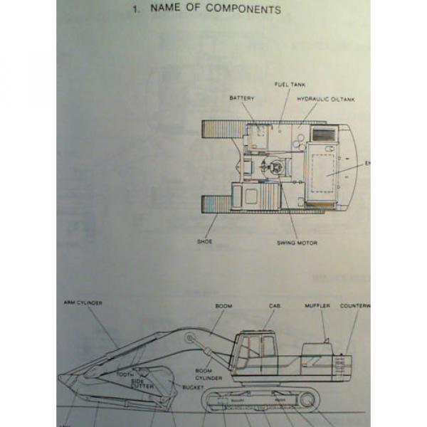 Kobelco K912-II K912LC-II Hydraulic Excavator Shop Service Manual 5SLC0003E2 &#039;90 #10 image