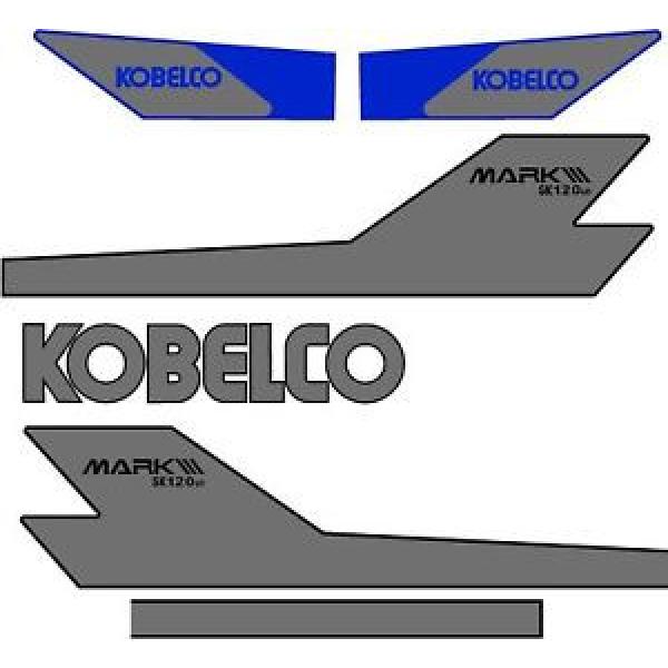 Kobelco SK120LC Excavator Decal Set with Mark III Decals #1 image