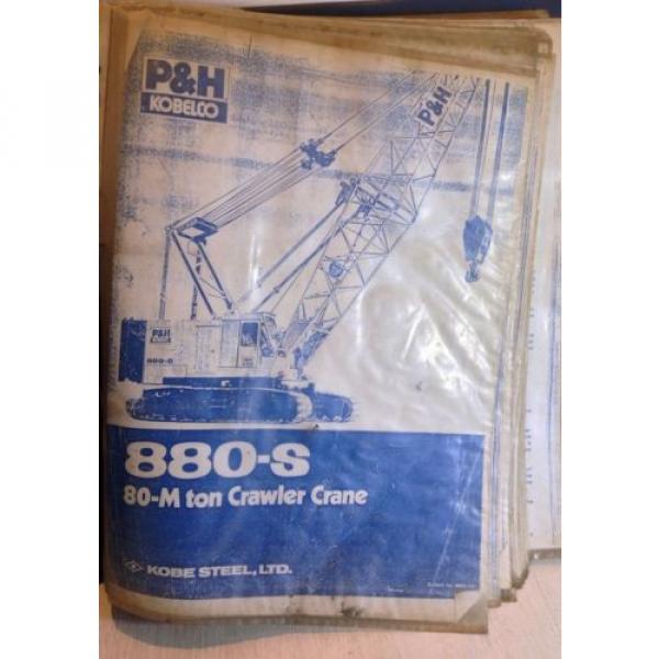 P &amp; H Kobelco Kobe Steel 880S 80-M ton Crawler Crane Operators Manual (3168) #1 image