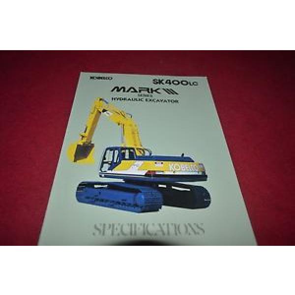 Kobelco SK400LC Excavator Dealer&#039;s Brochure DCPA6 #1 image