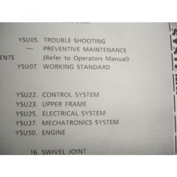 Kobelco Hydraulic Excavator Service SHOP MANUAL Model SK400-III  SK400LC-III OEM #4 image