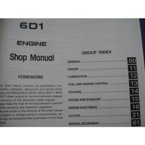 Kobelco K909 K909-II 909LC-II Excavator SHOP MANUAL PARTS Catalog Service Engine #12 image