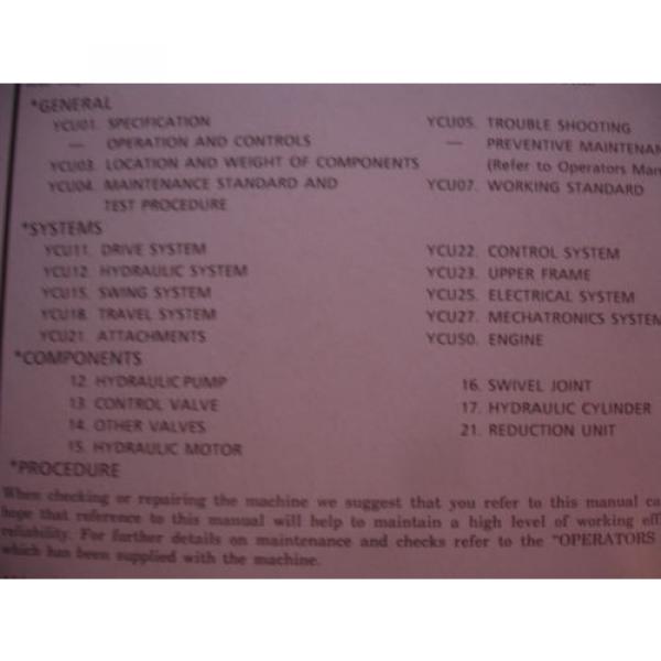 Kobelco Hydraulic Excavator Service SHOP MANUAL Model SK300-III  SK300LC-III OEM #7 image