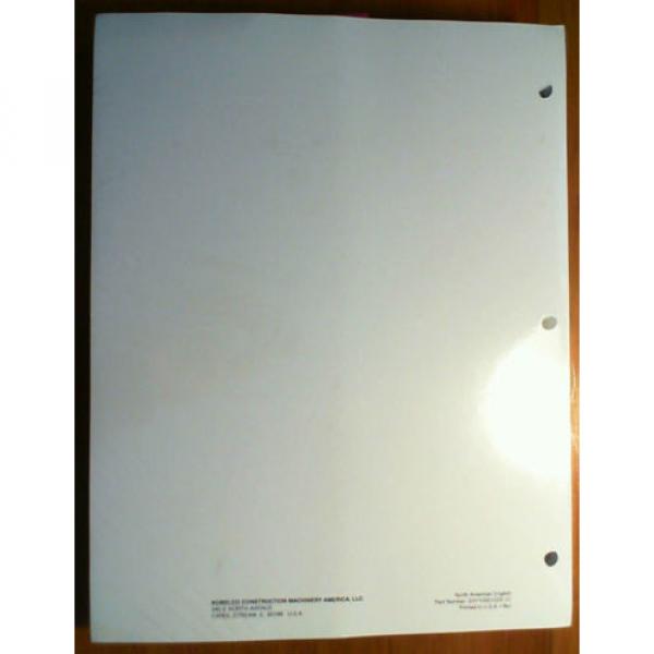 Kobelco SK115SRDZ-1E S/N YY04-06001- Excavator Parts Manual S3YY00015ZE-07 3/06 #4 image