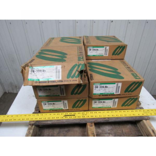 Kobelco DW-309LMO 1/16 Stainless Steel Flux-Core Welding Wire 28# Coil Lot of 11 #1 image