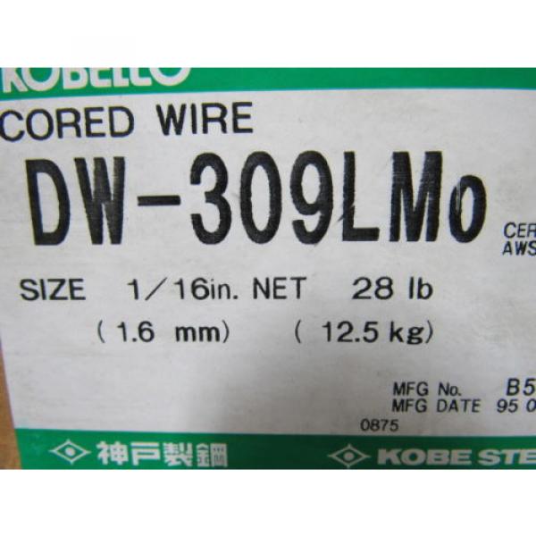 Kobelco DW-309LMO 1/16 Stainless Steel Flux-Core Welding Wire 28# Coil Lot of 11 #4 image