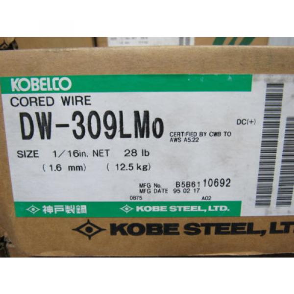 Kobelco DW-309LMO 1/16 Stainless Steel Flux-Core Welding Wire 28# Coil Lot of 11 #5 image