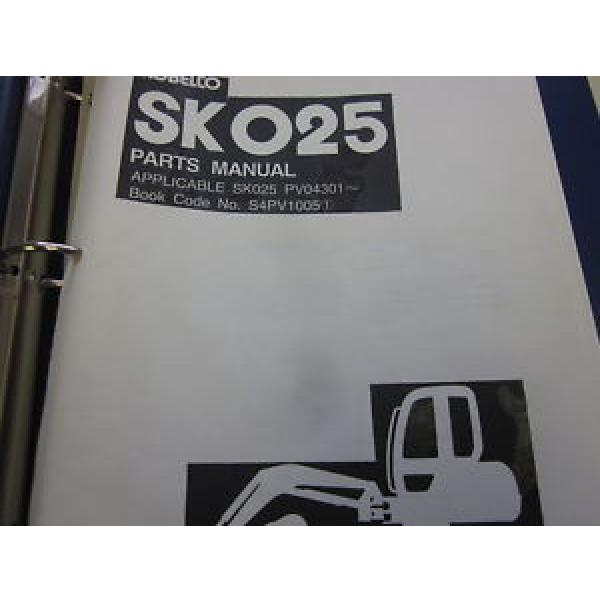 Kobelco SK025 Mini Excavator Parts Catalog #1 image